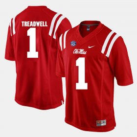 #1 Laquon Treadwell Alumni Football Game Ole Miss Rebels Men's Red Jersey 416313-731