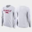 Family on Court Ole Miss March Madness Basketball Performance Long Sleeve Men's White T-Shirt 337056-525